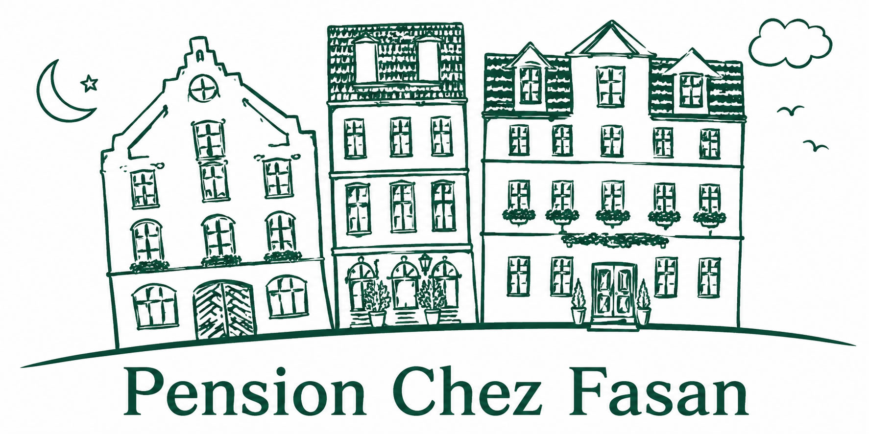 Logo der Pension Chez Fasan in Wismar