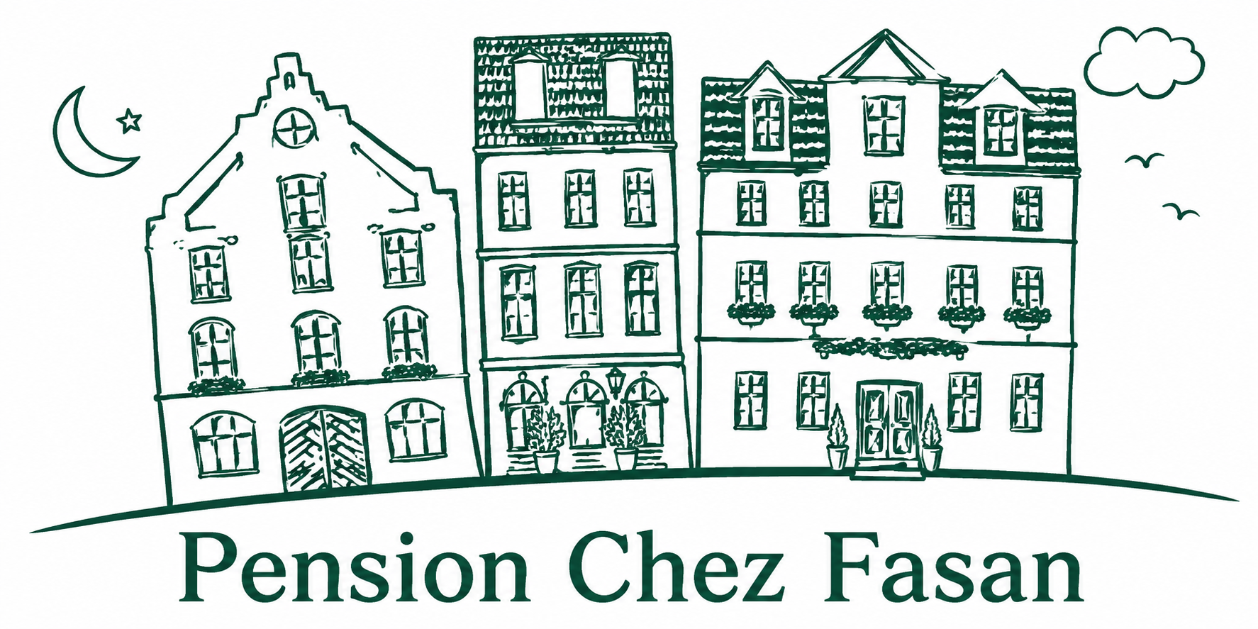 Logo der Pension Chez Fasan in Wismar